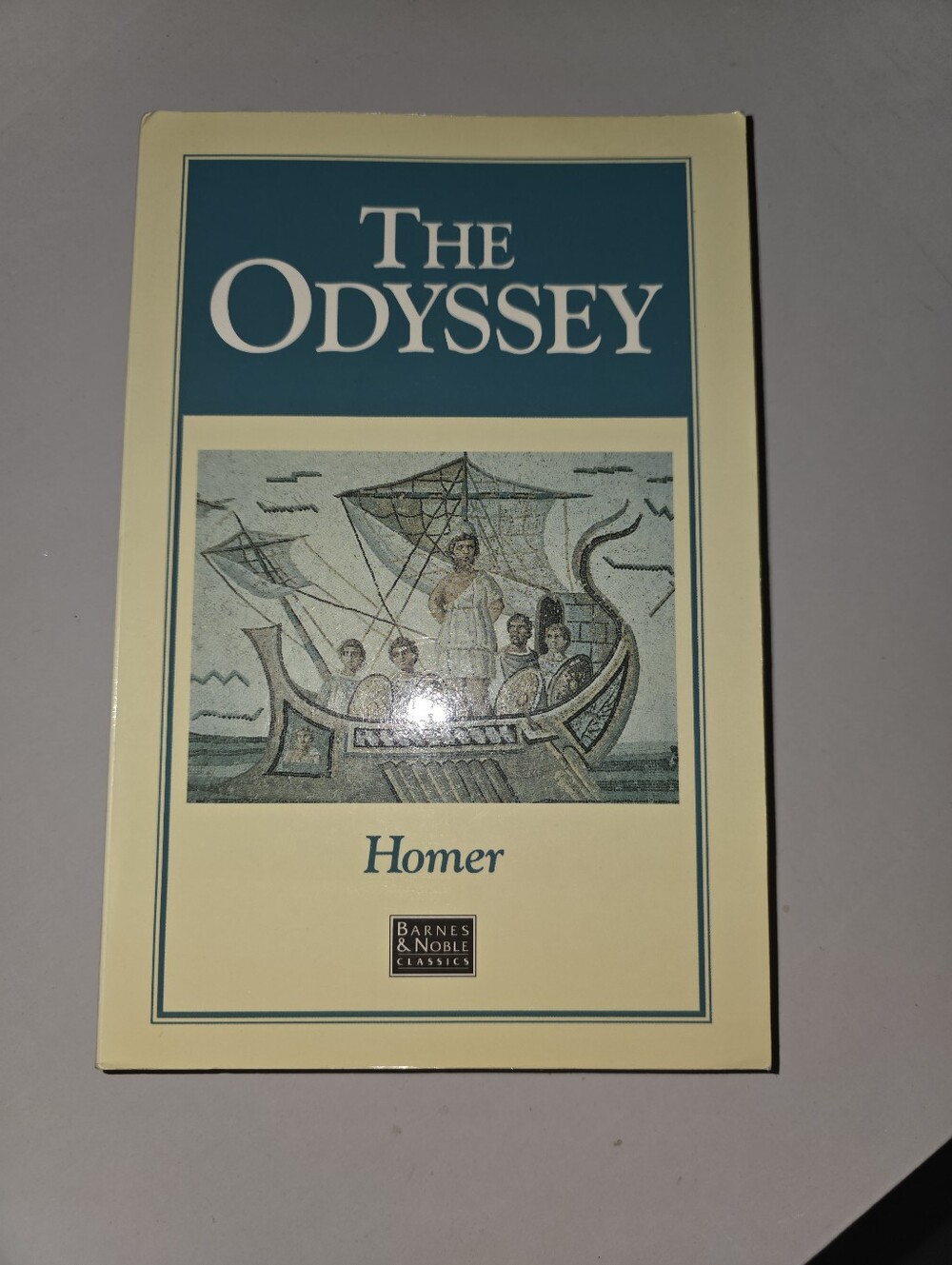 Barnes & Noble The Odyssey - Teal and Cream Cover
